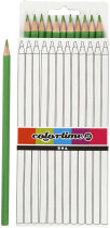 Colortime Buntstifte, Mine: 3 mm, L 17 cm, Hellgrn, Basic, 12 Stck
