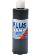 Plus Color Bastelfarbe, Schwarz, 250ml