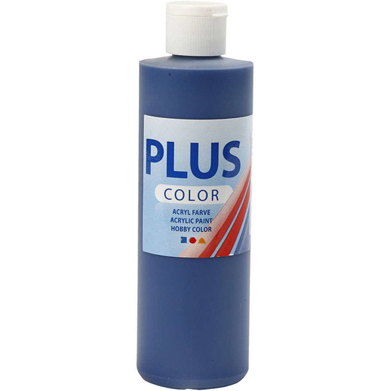 Plus Color Bastelfarbe, Marineblau, 250ml