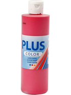 Plus Color Bastelfarbe, Primrrot, 250ml