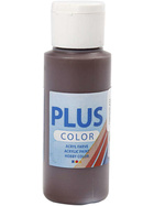 Plus Color Bastelfarbe, Schokoladenfarben, 60ml