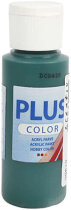 Plus Color Bastelfarbe, Dunkelgrün, 60ml