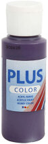 Plus Color Bastelfarbe, Aubergine, 60ml