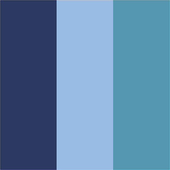 Plus Color Marker - Sortiment, 1-2 mm, L 14,5 cm, Marineblau, Himmelblau, Türkis, 3 Stück
