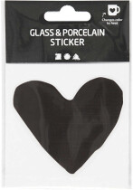 Glas- und Porzellansticker, "My love"