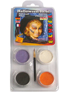 Makeup-Set fr Halloween-Gesicht, Halloween-Hexe, 1Set