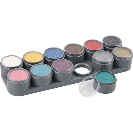 Wasserschminke - Farbpalette, Sortierte Farben, 12x15ml