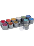 Wasserschminke Farbpalette, Perlmuttfarben, 12x15ml