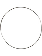 Ring aus Metalldraht, Kreis,7 cm, Strke: 1,5 mm, Silber, 10 Stck