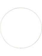 Ring aus Metalldraht, Kreis,15 cm, Stärke: 2 mm, Weiß, 10 Stück