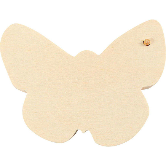 Holzdose, Schmetterling, B 10 cm, H 4 cm, Holz,6 cm