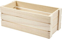 Holz-Boxen, 34 x 15 x 13 cm, Kaiserbaum, 4 Stück