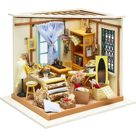 PRO,Mini Zinn Eimer und Mop Set Für 1:12 Miniatur Zimmer Dekor DIY 