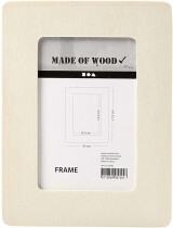 Holz Bilderrahmen, Größe 16x0,8x21,5 cm, 3 Stück