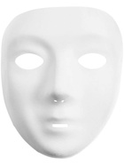 Gesichts-Vollmaske, 17,5 x 14 cm, Wei, 12 Stck