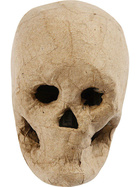 Totenkopfmaske, Pappmaché, H:10cm, 1 Stück 