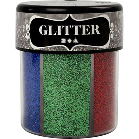 Glitter Set, sortierte Farben, 6x13g