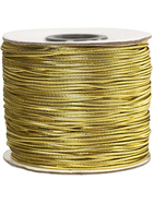 Elastikband, 1 mm, Gold, 100m
