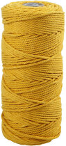 Baumwollkordel, Stärke: 2 mm, Gelb, 225g