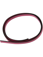 Lederband-Imitat, 10 x 3 mm, Pink, 1m