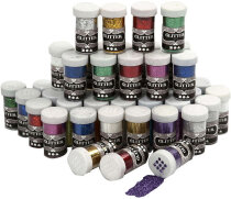 Glitter, Sortierte Farben, 46x20g