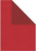Briefpapier, Rot/Weinrot, A4,  100 g, 20Bl.