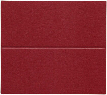 Tischkarten, Rot/Weinrot, 9x4 cm , 25 Stück