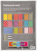 Colortime Farbkarton, A4,  250 g, Sortierte Farben, 200Bl