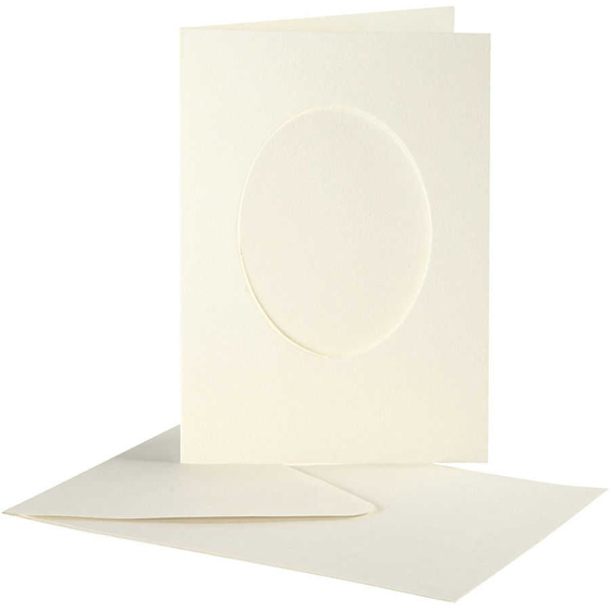 Passepartout-Karten, 10,5x15 cm, 10Set