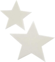 Sterne, Größe 10+7,3 cm,  150 g, Pergamentpapier, 40sort.