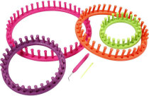 Strickring-Set, D: 12-17-22-27 cm, 1Set