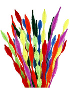 Pfeifenreiniger, 5-12 mm - 30 cm, Sortierte Farben, Wellenform, 28sort.