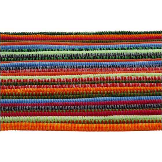 Pfeifenreiniger, 6 mm x 30 cm, Sortierte Farben, Multifarben, 30sort.