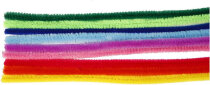 Pfeifenreiniger, 9 mm x  30 cm, Sortierte Farben, 25sort.