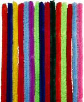 Pfeifenreiniger, 15 mm x  30 cm, Sortierte Farben, 15sort.