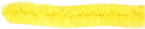 Pfeifenreiniger / Chenille-Draht, 30 mm x  40 cm, Gelb, 4 Stück