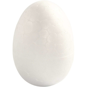 Styropor-Eier, 4,8 cm, Weiß Styropor