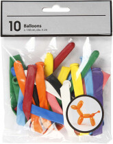Ballons, Sortierte Farben, L 152 cm, zum Modellieren