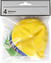Riesenballons, Blau, Grün, Gelb, Rot, 41 cm,...