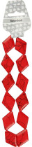 Steinperlen, 32x22 mm, Lochgröße 1 mm, Rot