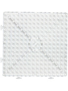 Nabbi Steckplatte, 15x15 cm, Transparent, JUMBO - groes Quadrat