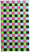 Buchstaben & Zahlen aus Moosgummi, 30x30 mm x 3 mm, Türkis, Grün, Pink, Schwarz, 1800sort.