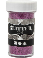 Glitter, 35 mm, 60 mm, Pink, 20g