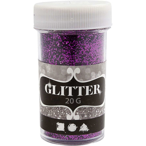 Glitter, 35 mm, 60 mm, Lila, 20g