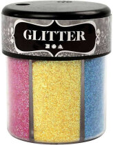 Glitter Set, sortierte Farben, 6x13g