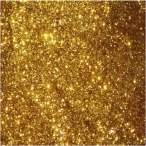 Glitter- und Pailletten Set, Gold, 6x5g