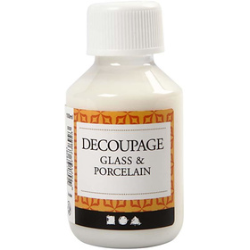 Découpage-Lack, Glas- und Porzellan, 100ml