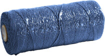 Baumwollkordel, Stärke: 1 mm, Blau, 220g