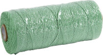 Baumwollkordel, Stärke: 1 mm, Hellgrün, 220g
