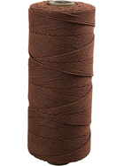 Baumwollkordel, Strke: 1 mm, Braun, 220g